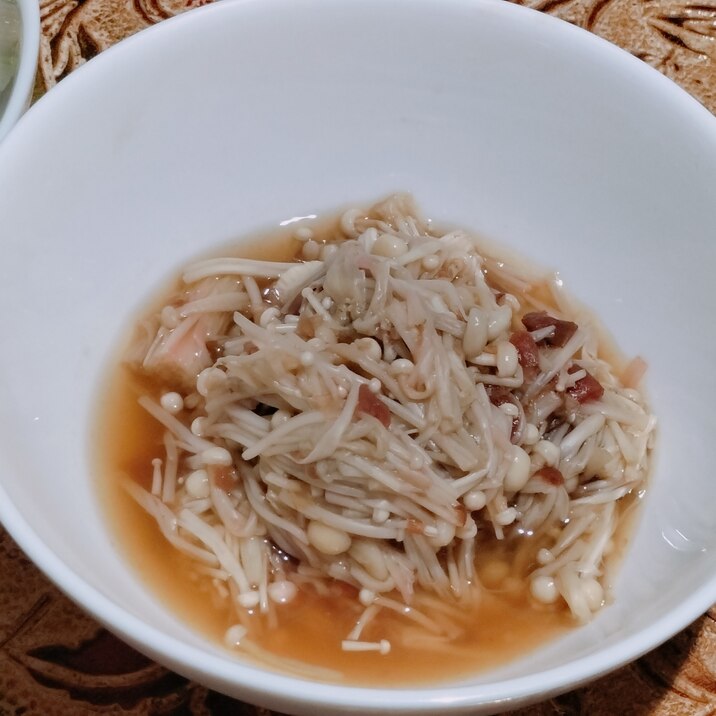 レンジで簡単♪えのきの梅和え
